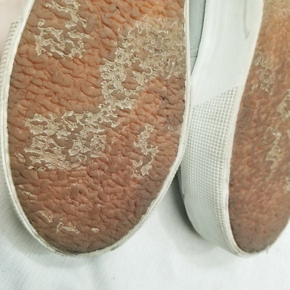 Superga Womens Platform Shoes Gray Low Top Canvas Sneaker‎ Skater Hipster 41.5 - Picture 14 of 15